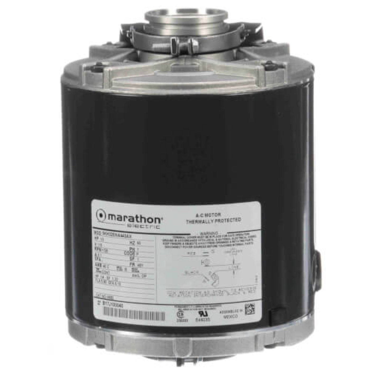 Marathon Electric H682 Carbonator Pump Motor 1/3 HP 1800 RPM 115V 48Y Frame Drip Proof Enclosure - H682