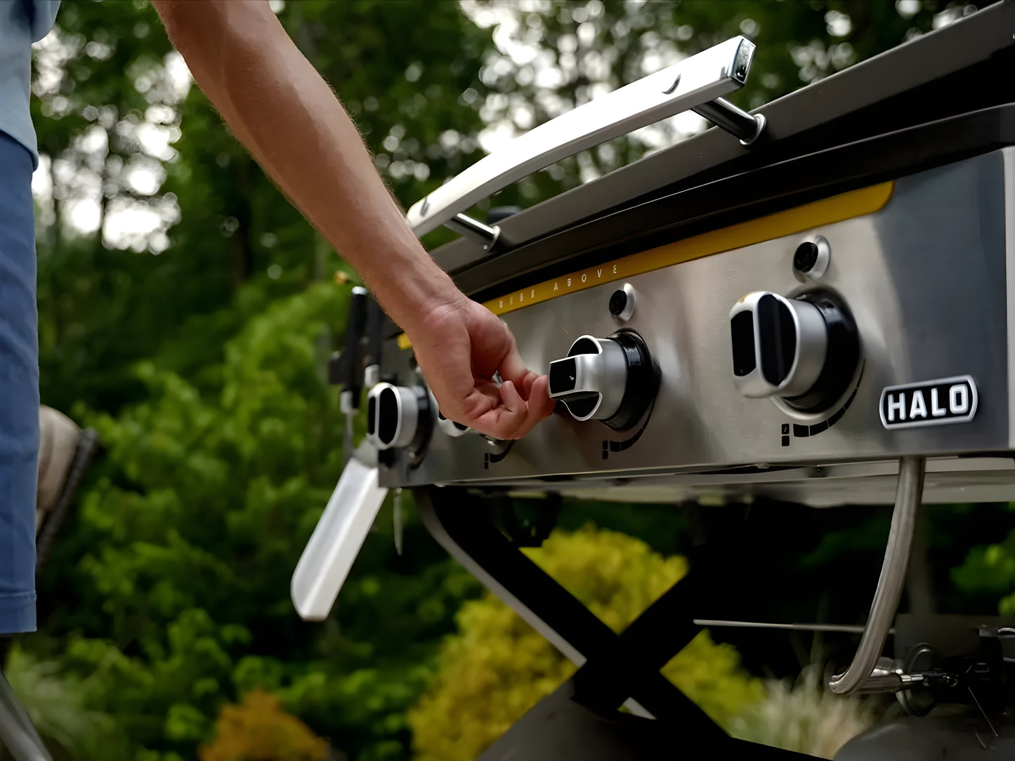 Halo Elite 4B Eight Zone Four Burner Outdoor Griddle - 12042047