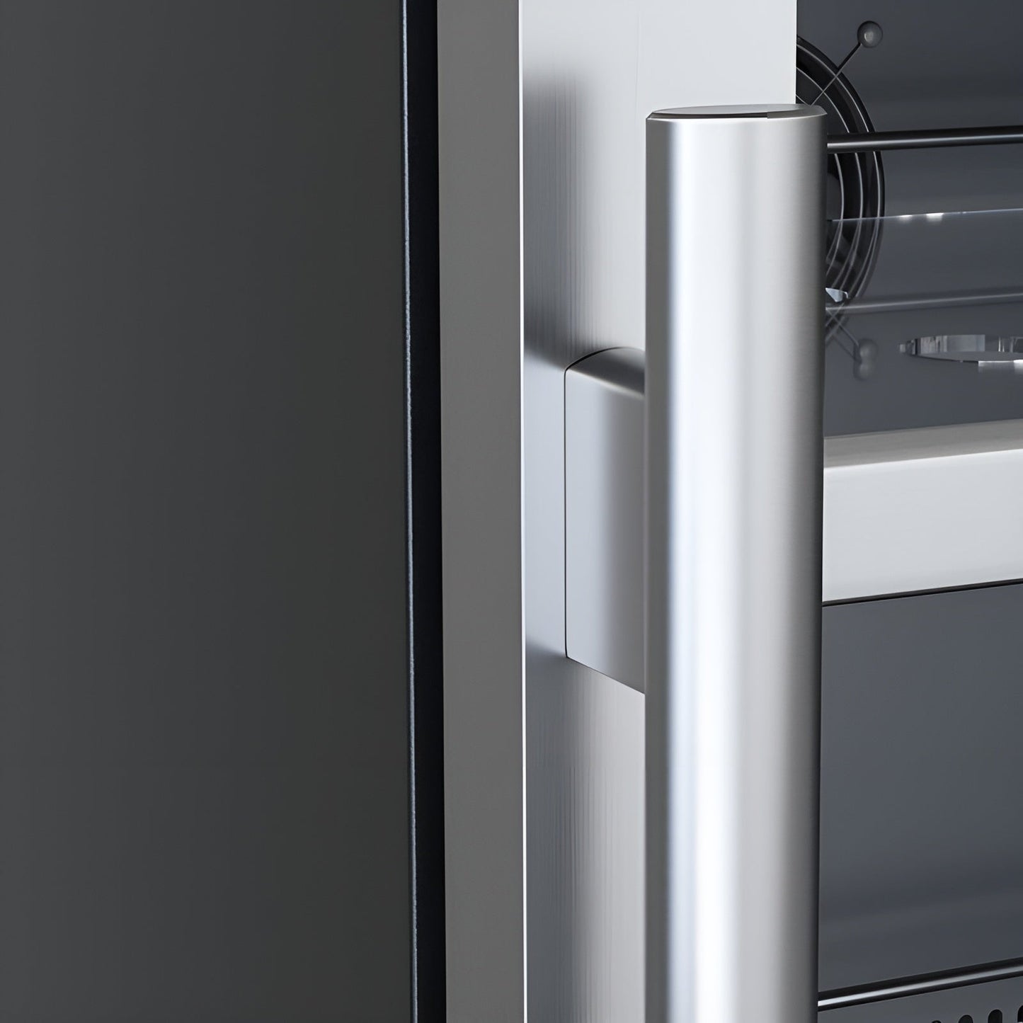 Avallon 48 Inch Wide 280 Can Energy Efficient Beverage Center with LED Lighting, Double Pane Glass, Touch Control Panel and Lockable Doors - ABR242SGDUAL