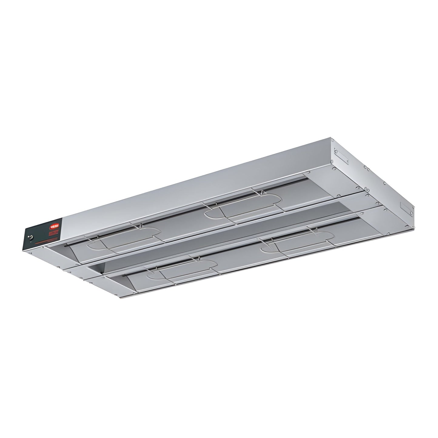 Hatco 3 43.5" Glo-Ray Double Aluminum Infrared Strip Heater with 3" Spacer - 120V/1,130W - GRAHL-42D