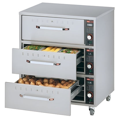 Hatco 20" Freestanding 3 Narrow Drawer Warmer - 120V, 1 Phase -  HDW-3N