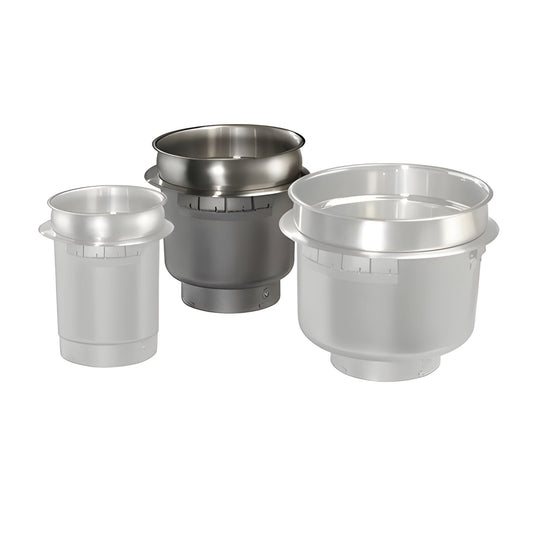 Hatco  High Wattage 7 Qt. Single Drop In Round Heated Soup Well 208V  - HWBH-7QT