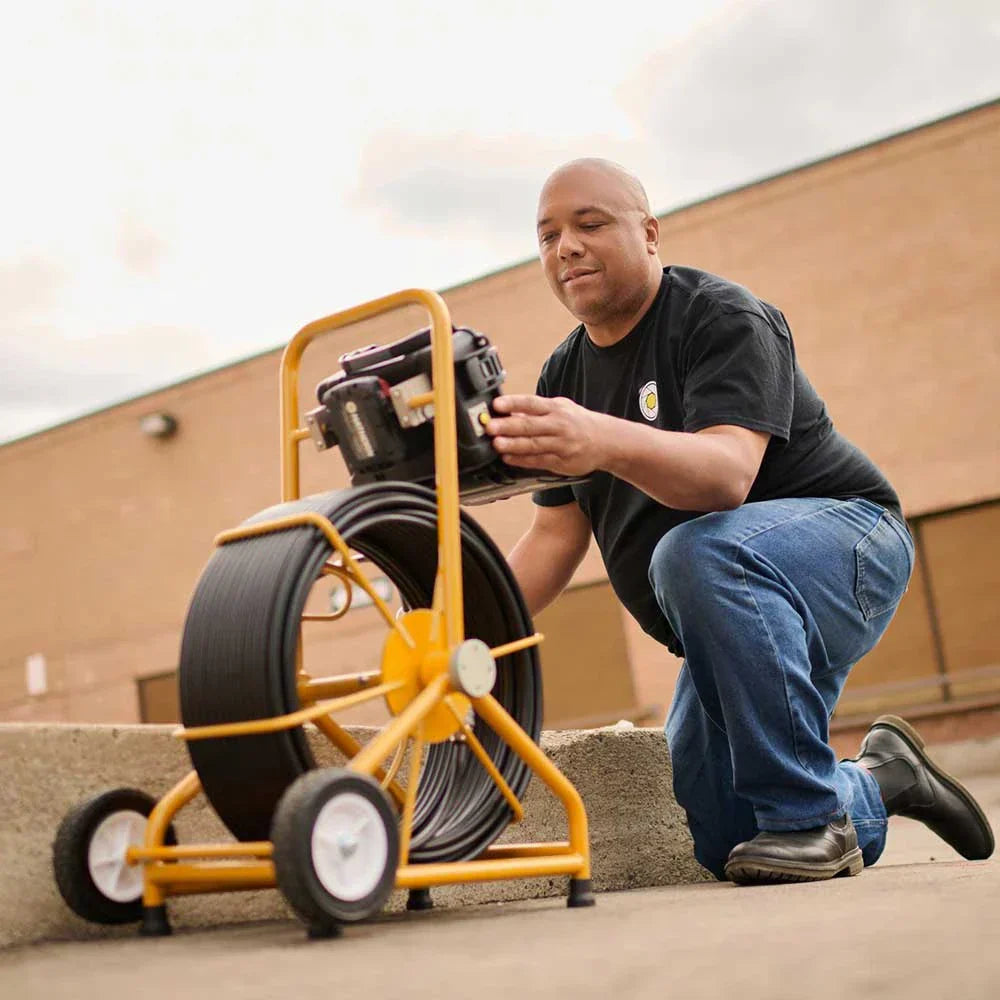 Hathorn H2 Sewer Camera 200FT .400 Push Rod 1.23 Self Leveling Camera - H2-2123-SL