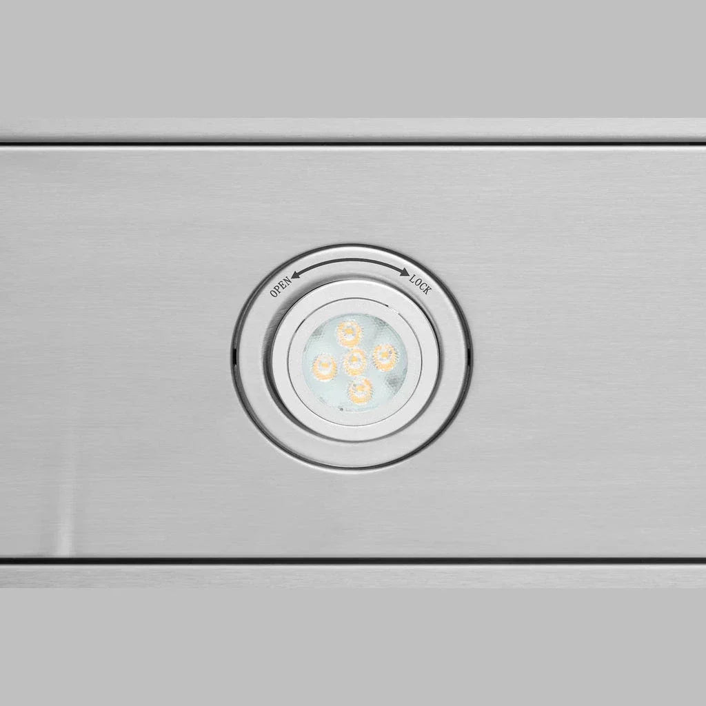 Hauslane 30-Inch Under Cabinet Self-Clean Touch Control Range Hood in Stainless Steel -UC-PS38SS-30