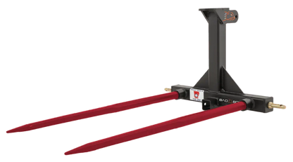 Bad Boy 2 Spear Hay Fork/Trailer Mover 1800lb Rated Tractor Implement - BB2SHFTM
