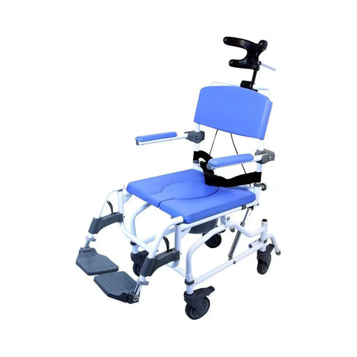 Healthline Aluminum Tilt Shower Commode Chair