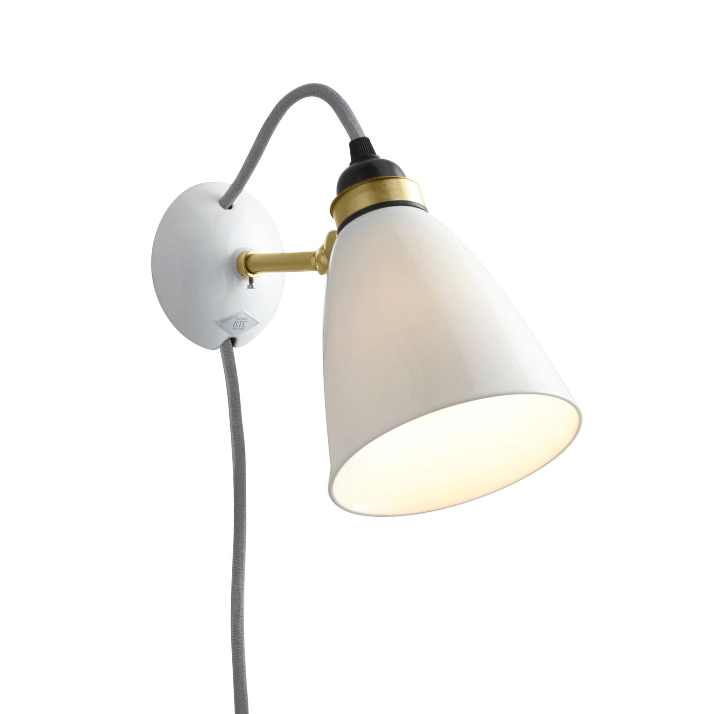 Original BTC Hector 30 Wall Light - Plug/Switch/Cord