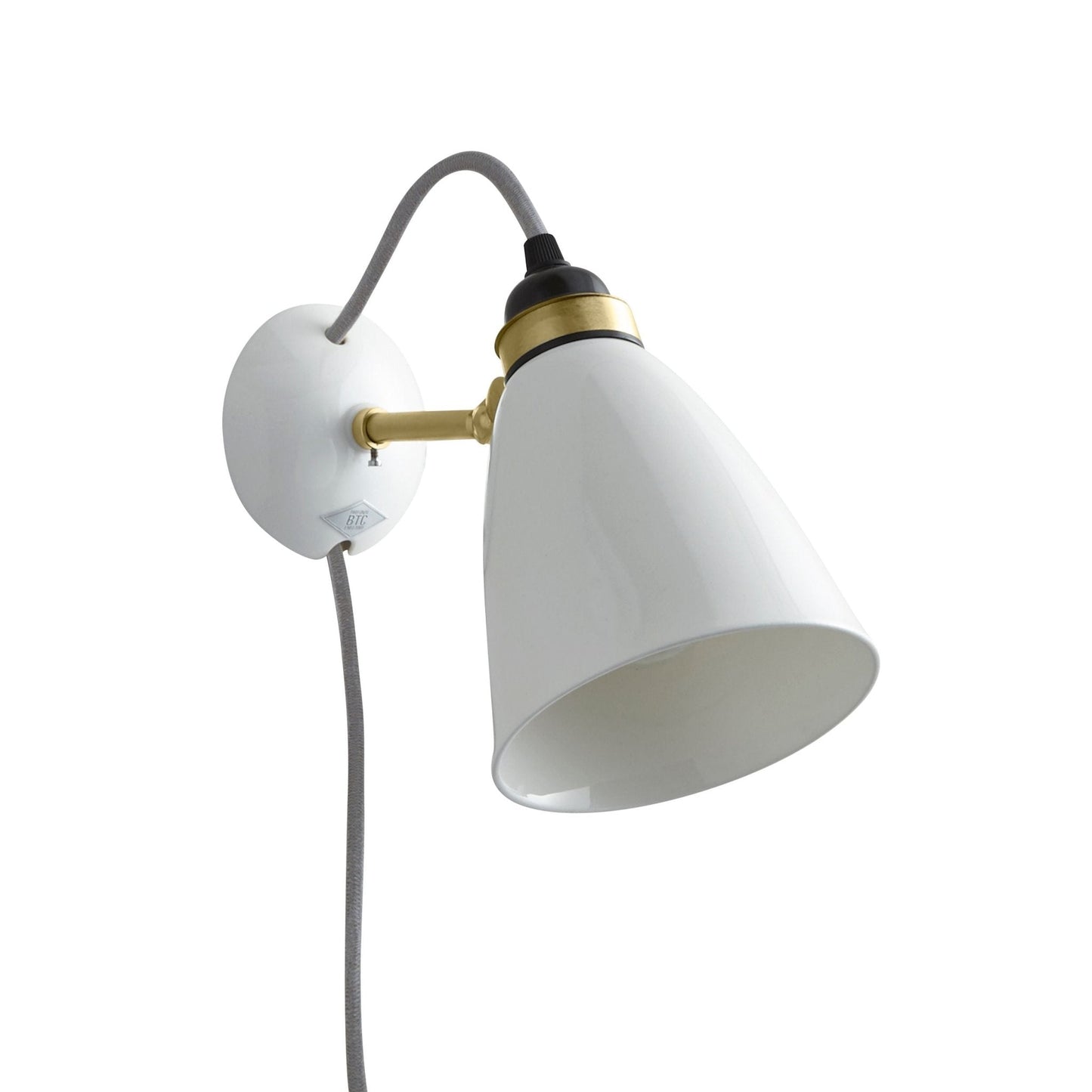 Original BTC Hector 30 Wall Light - Plug/Switch/Cord