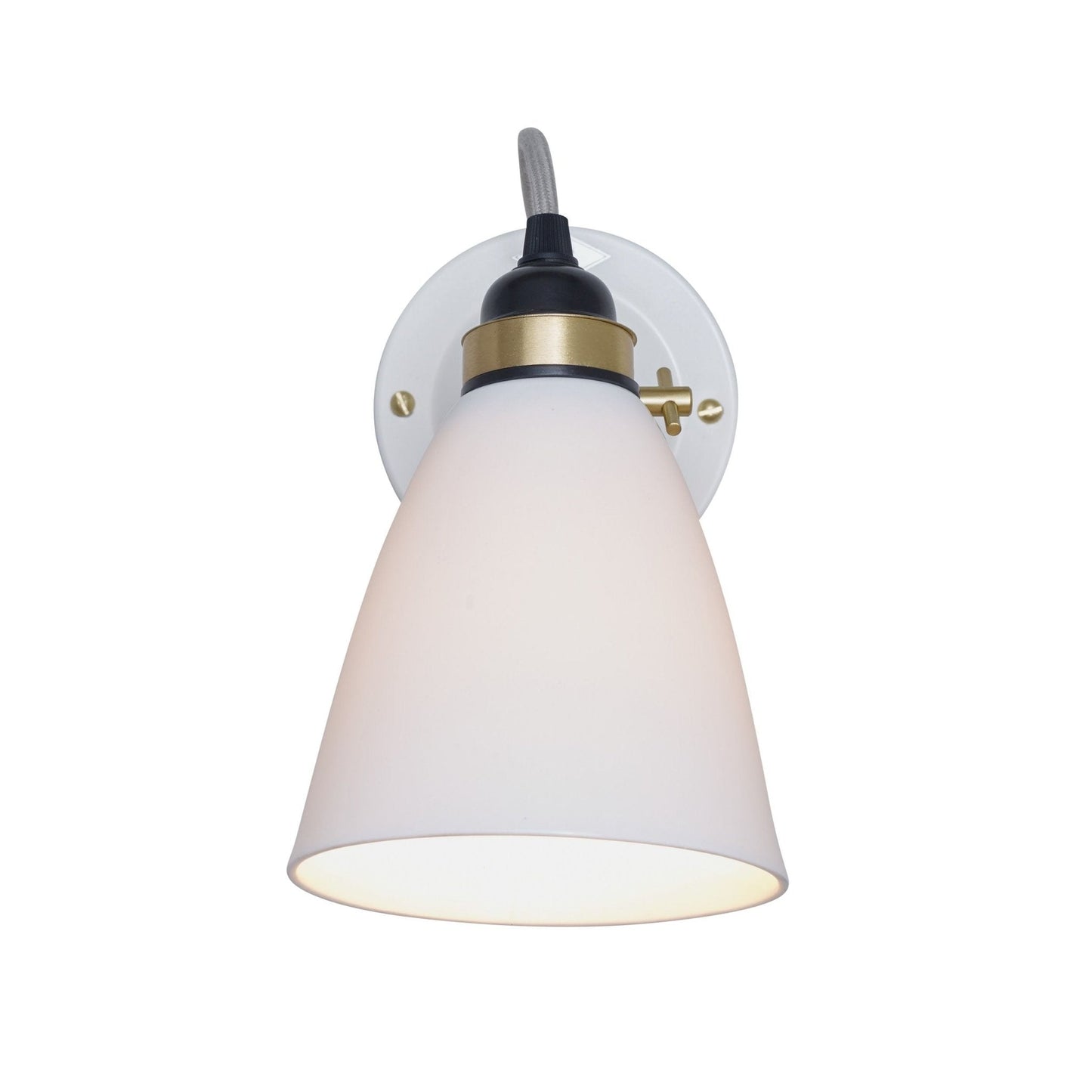 Original BTC Hector 30 Wall Light with Switch - Gray Cable