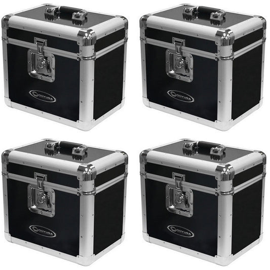 Odyssey LP Vinyl Records Utility Transport Case for 70 12 Inch Records (4 Pack) - 201916