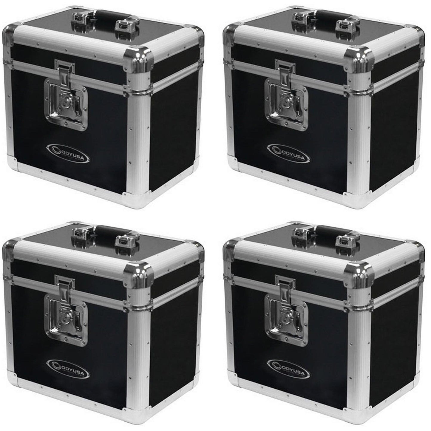 Odyssey LP Vinyl Records Utility Transport Case for 70 12 Inch Records (4 Pack) - 201916