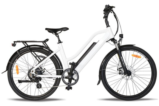 T4B 500W Hiko Pulse Low Step Electric Bike - EB-500WHIKOPLSLWSTP-WHT