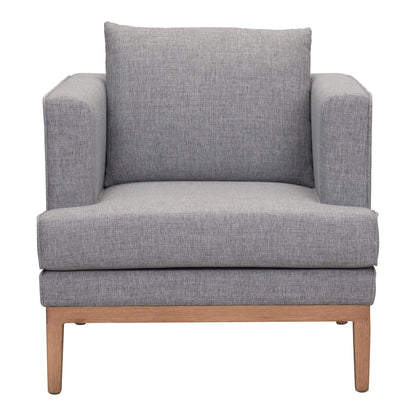 31.5" x 34.6" x 33.5" Gray, Sunproof Fabric, Powder Coated Aluminum, Arm Chair - 364689