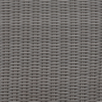 35.4" x 30.3" x 33.9" Natural & Gray, Synthetic Weave & Aluminium, Arm Chair - 364706