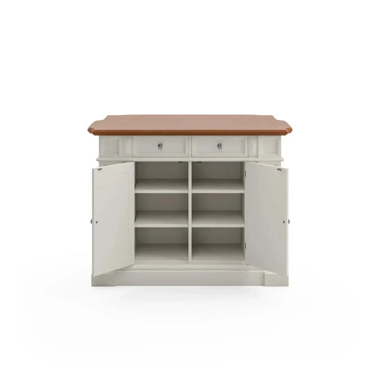 Homestyles Americana Off-White Kitchen Island 5002-94.