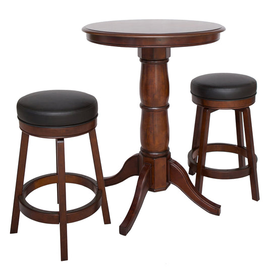 Hathaway Oxford Hardwood Walnut Finish 3 Piece Pub Table Set - BG2715W