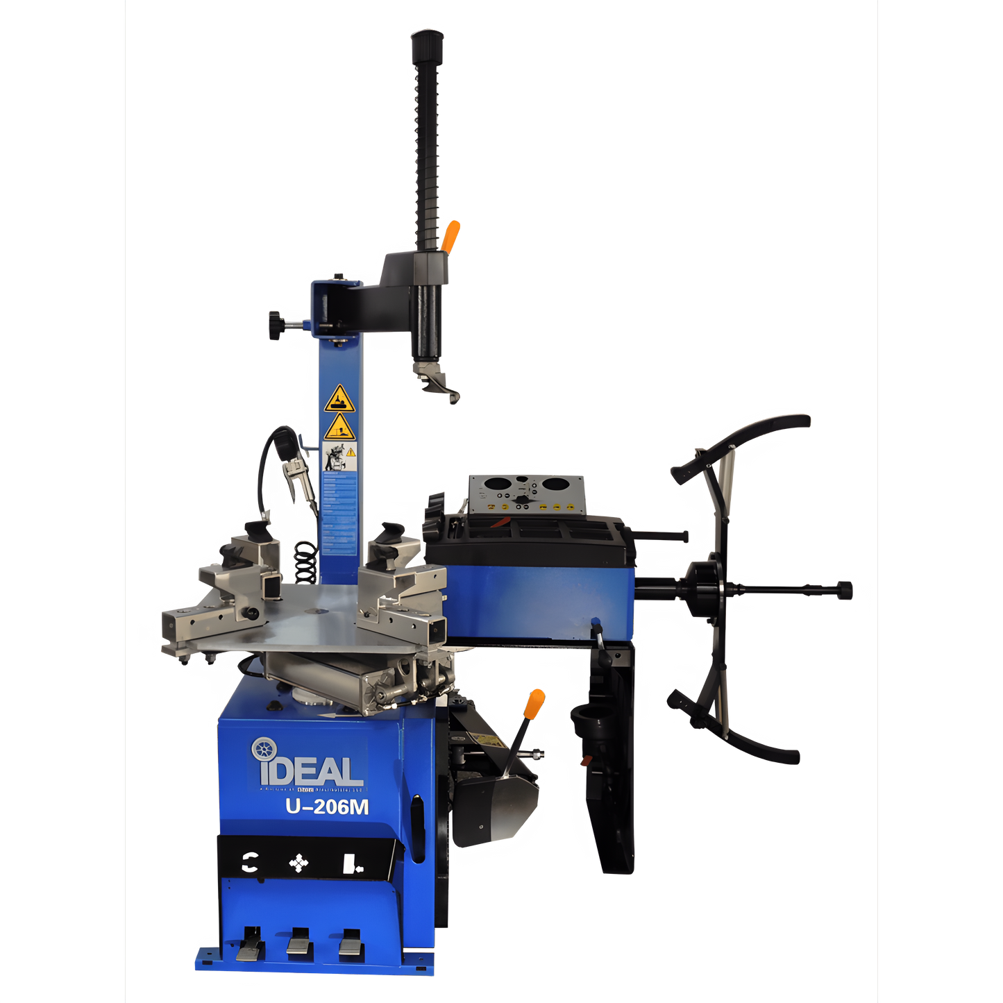 iDEAL Tire Changer & MC Wheel Balancer (Hand Spin) Combo w/ MC Adapter Kit - TCWB-PSC206M-iDEAL