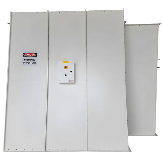 iDeaL PSB-AFOFB1388-AK Open Front Paint Booth - PSB-AFOFB1388-1PH-230v-AK