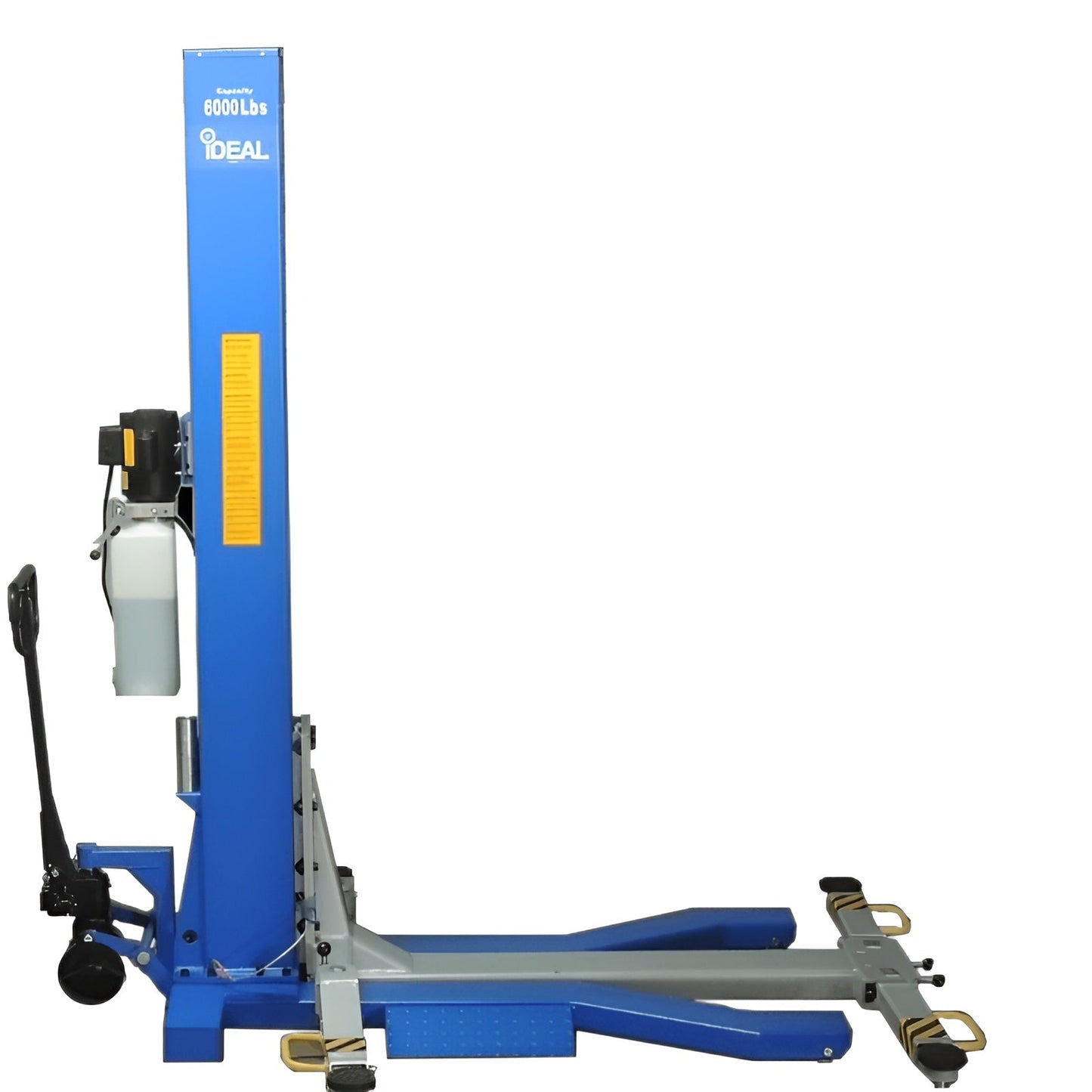 MSC-6KLP, 6,000 lb Single Post Car Lift - Portable - MSC-6KLP