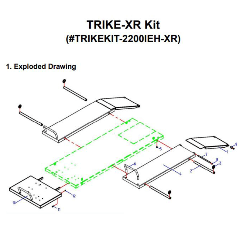 iDeal TRIKEKIT-2200IEH-XR Series TRIKE Extension Kit
