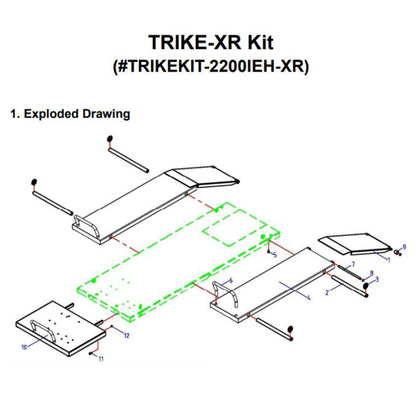 iDeal TRIKEKIT-2200IEH-XR Series TRIKE Extension Kit