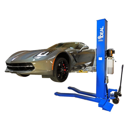 MSC-6KLP, 6,000 lb Single Post Car Lift - Portable - MSC-6KLP