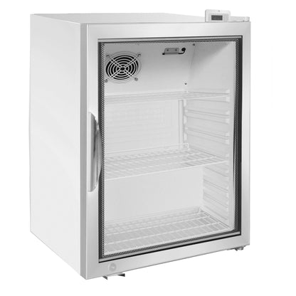Maxx Cold Merchandiser Refrigerator, Countertop, 24.4"W, 3.5 cu. ft. Storage Capacity, in White - MXM1-3.5RHC
