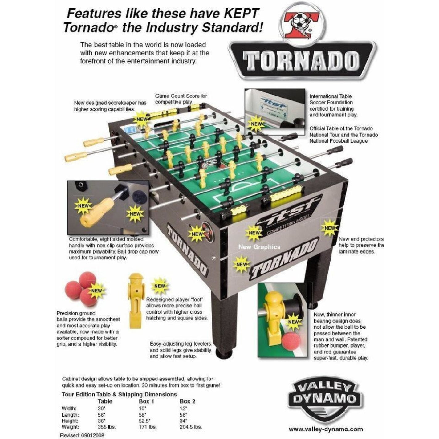 Tornado Classic Foosball Table