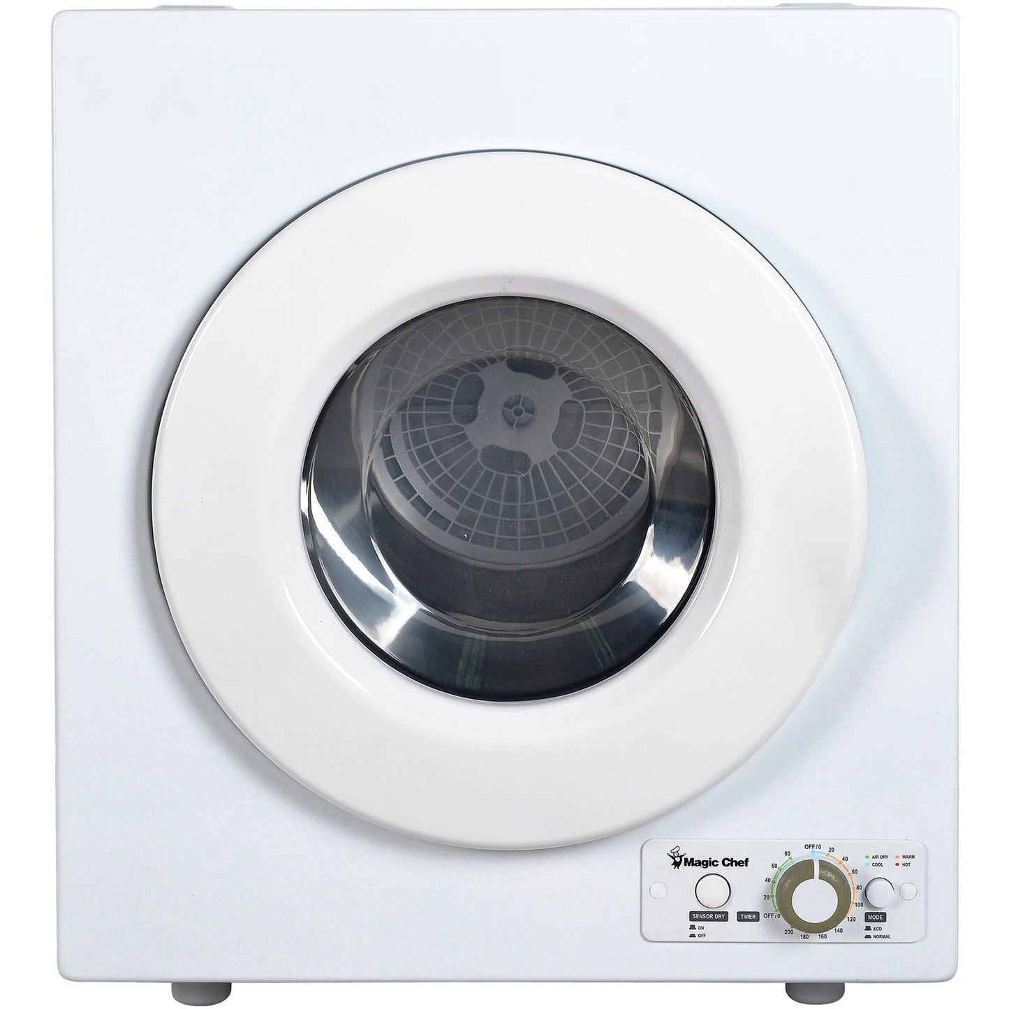 Magic Chef - 2.6 Cu Ft Compact Dryer- MCSDRY1S