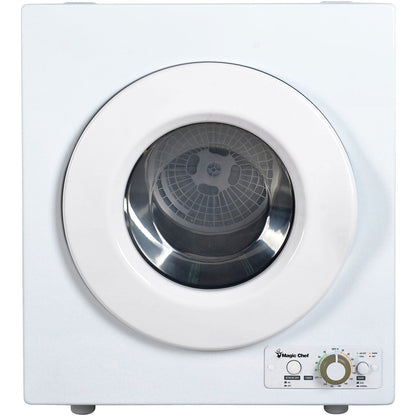 Magic Chef - 2.6 Cu Ft Compact Dryer- MCSDRY1S