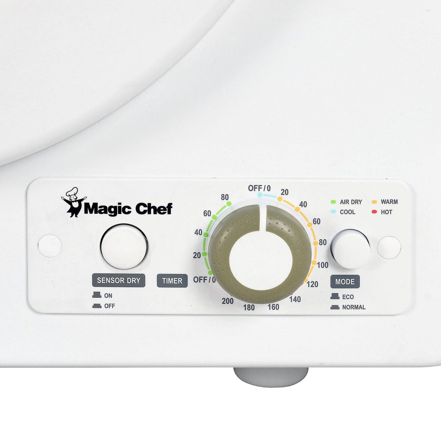 Magic Chef - 2.6 Cu Ft Compact Dryer- MCSDRY1S