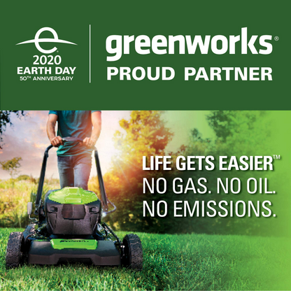 Greenworks 80V 20" Cordless Battery Single-Stage Snow Blower w/ 2.0Ah Battery & Charger - 2600402