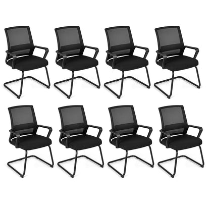 Tangkula Office Guest Chair with Lumbar Support