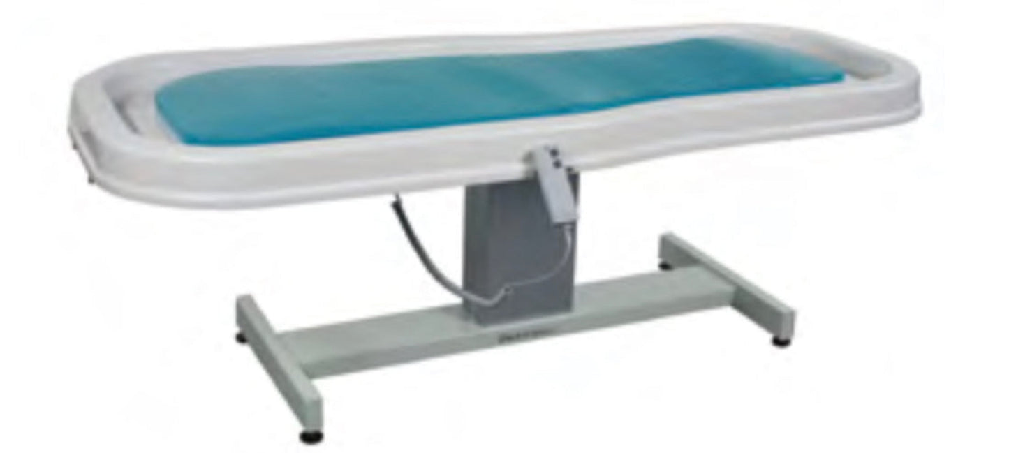 Touch America Neptune Battery Motorized Wet Table + 8-Head Vichy Shower Package for Aqua Massages - 82005+22003-0100