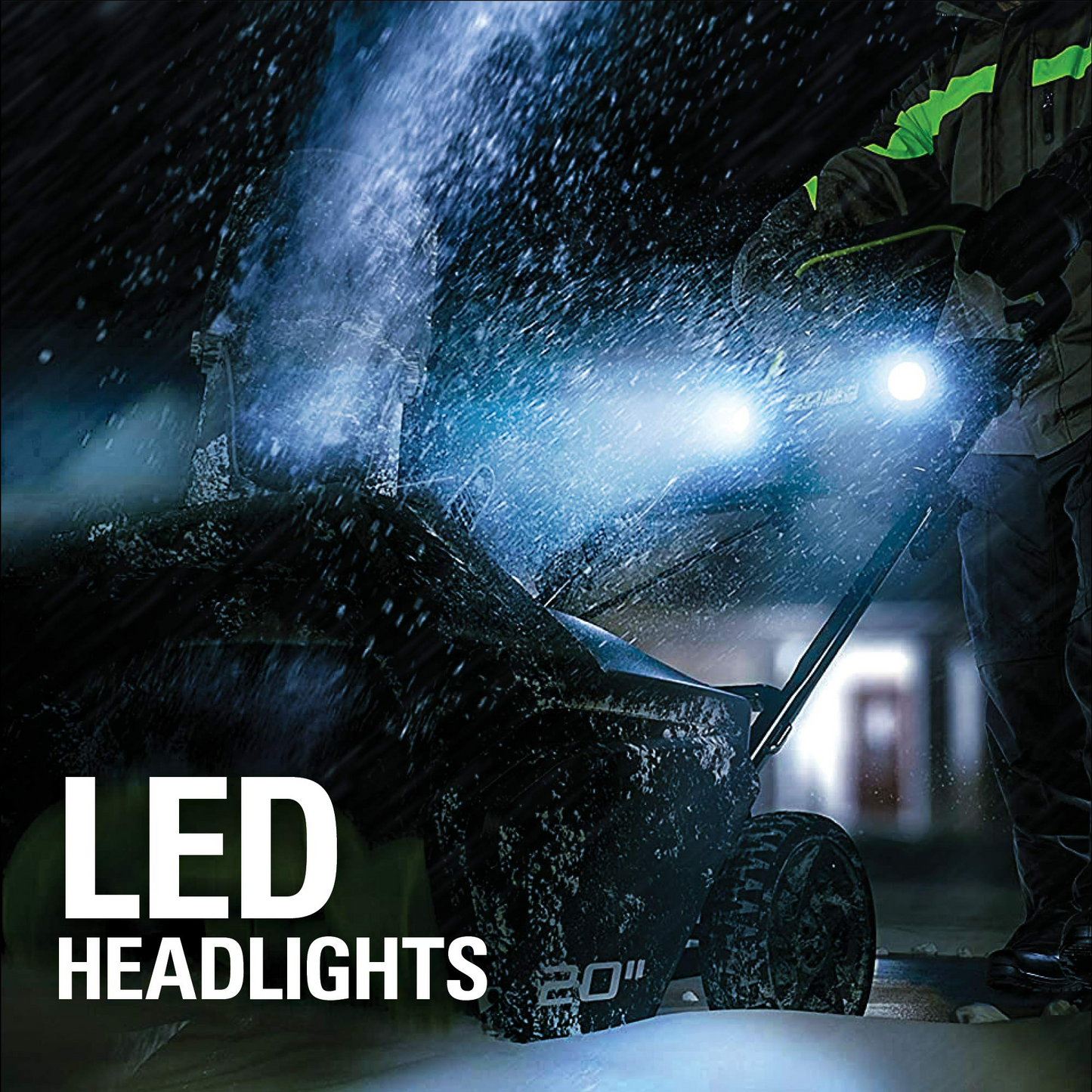 Greenworks 80V 20" Cordless Battery Single-Stage Snow Blower w/ 2.0Ah Battery & Charger - 2600402