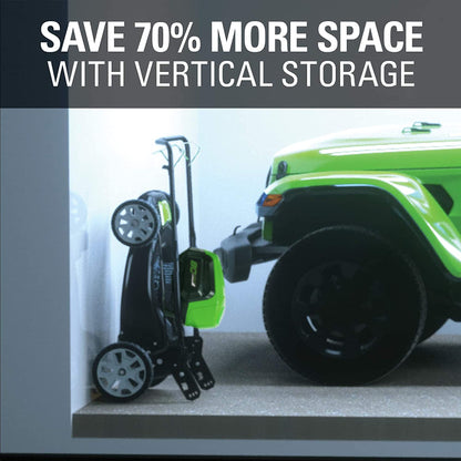 Greenworks 80V 21" Cordless Battery 3-in-1 Self-Propelled Lawn Mower w/ 4.0Ah Battery & Charger - 2515902