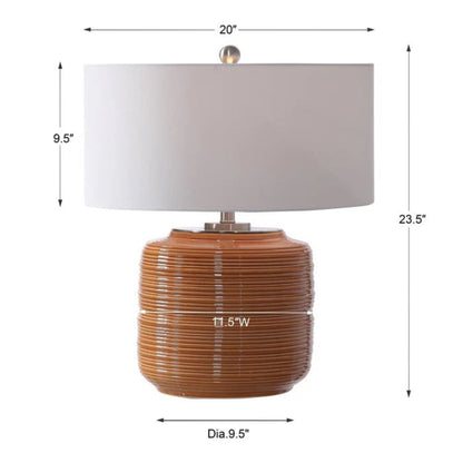 Uttermost Solene Orange Table Lamp 26388-1 -  26388-1