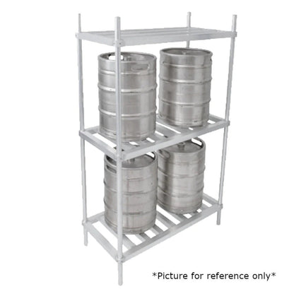 John Boos ALKR-2080 Keg Storage Rack - ALKR-2080