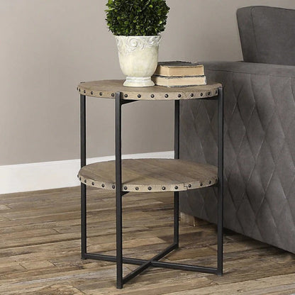 Uttermost Kamau Round Accent Table 24532 -  24532