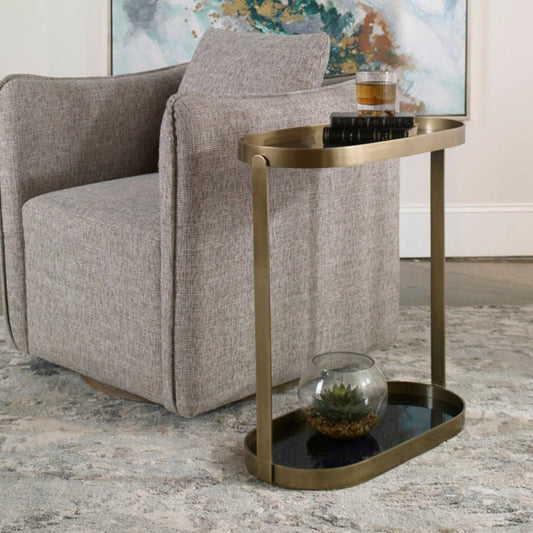 Uttermost Adia Antique Gold Accent Table 25081 - 25081