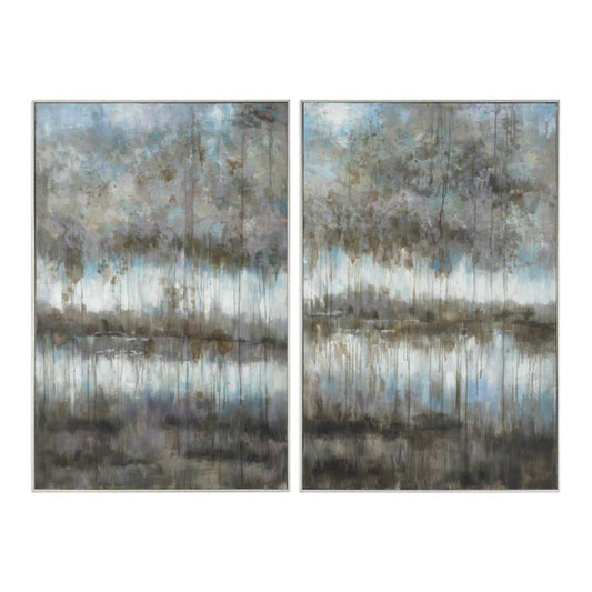 Uttermost Gray Reflections Landscape Art S/2 31411 - S/2 31411