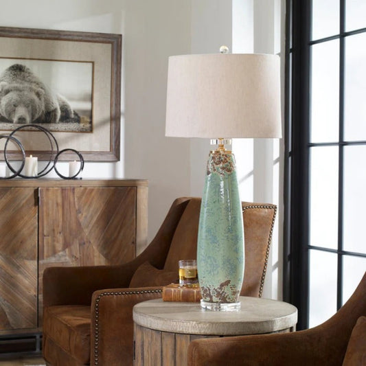 Uttermost Rovasenda Mint Green Table Lamp 27157-1 - 27157-1