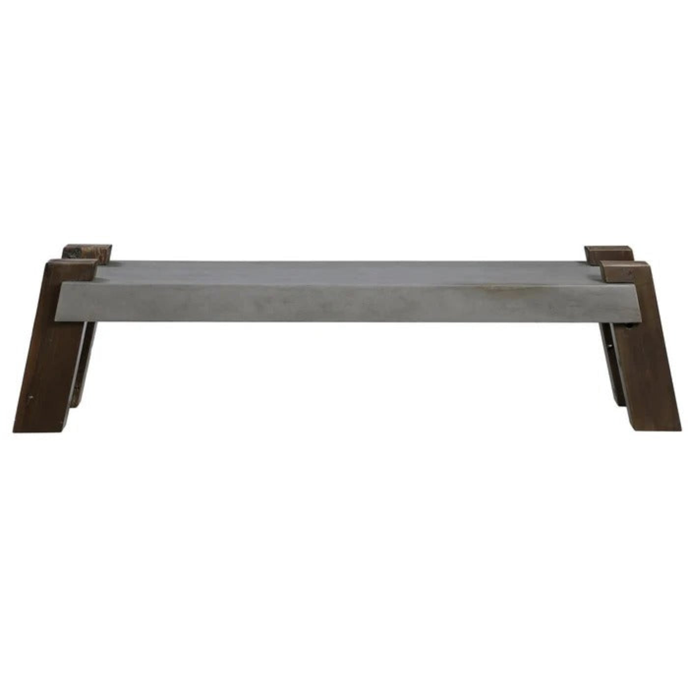 Uttermost Lavin Industrial Concrete Bench 24991 - 24991
