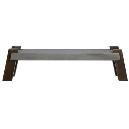 Uttermost Lavin Industrial Concrete Bench 24991 - 24991