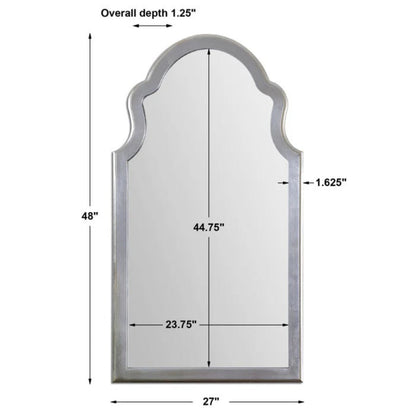 Uttermost Brayden Arched Silver Mirror 14479 -  14479