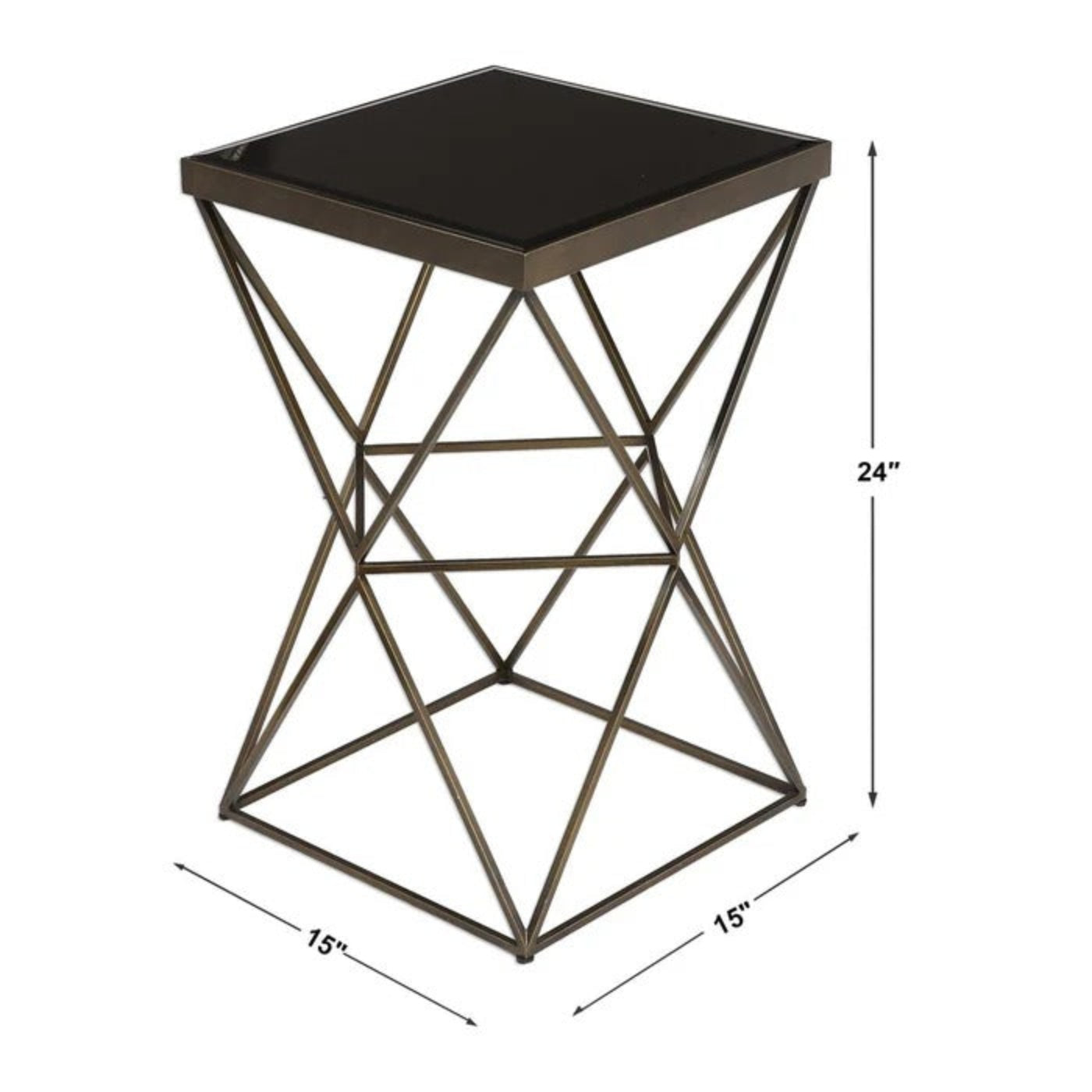 Uttermost Uberto Caged Frame Accent Table 24614 - 24614