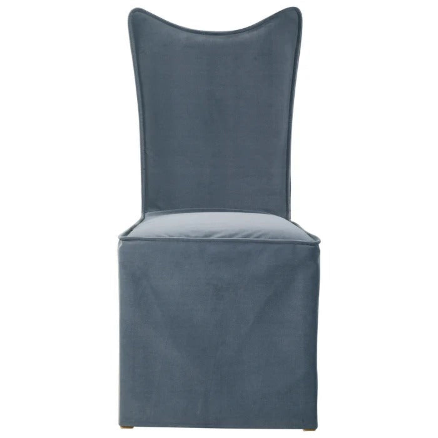 Uttermost Delroy Armless Chair, Gray, Set Of 2 23577-2 - 2 23577-2