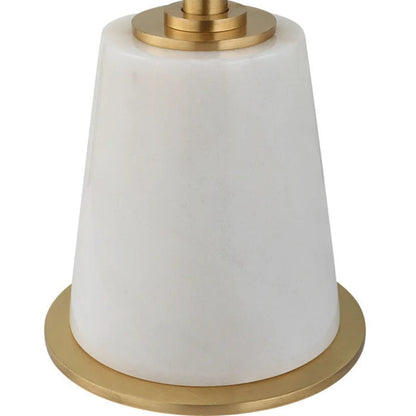 Uttermost Edifice White Marble Drink Table 25177 - 25177