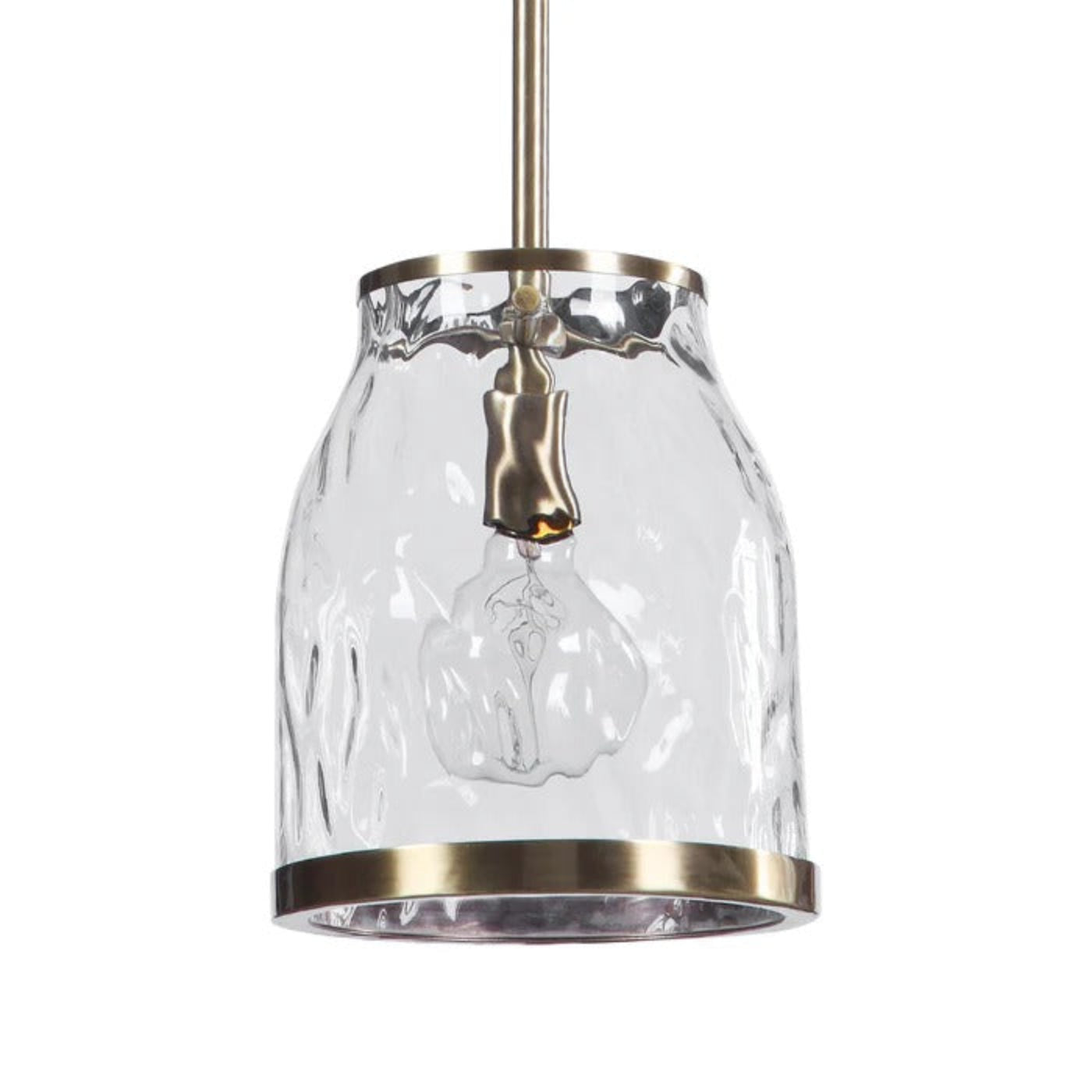Uttermost Crossley 1 Light Glass Mini Pendant 22187 - 22187