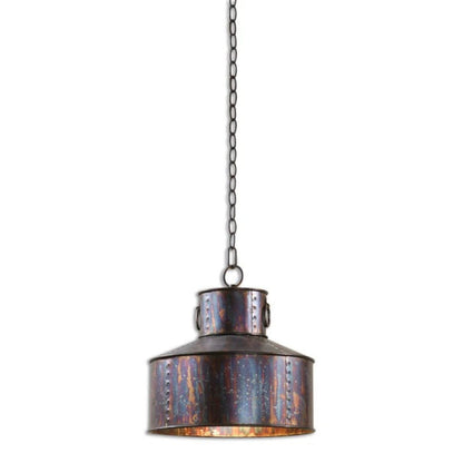 Uttermost Giaveno 1 Light Oxidized Bronze Pendant 21924 - 21924